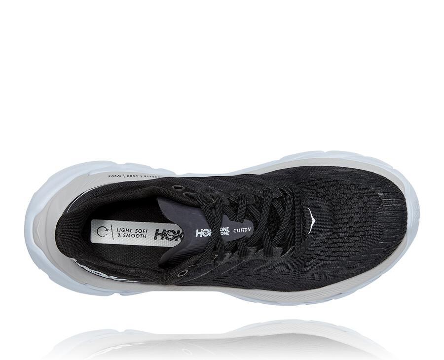 Tenis Hoka One One Hombre Negros/Blancos - Clifton Edge - SAQW84312